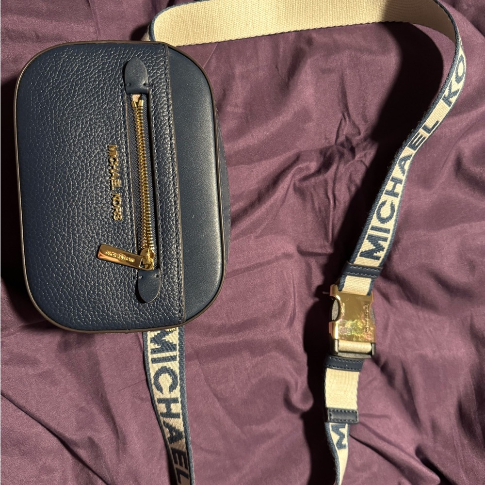 Michael Kors navy crossbody